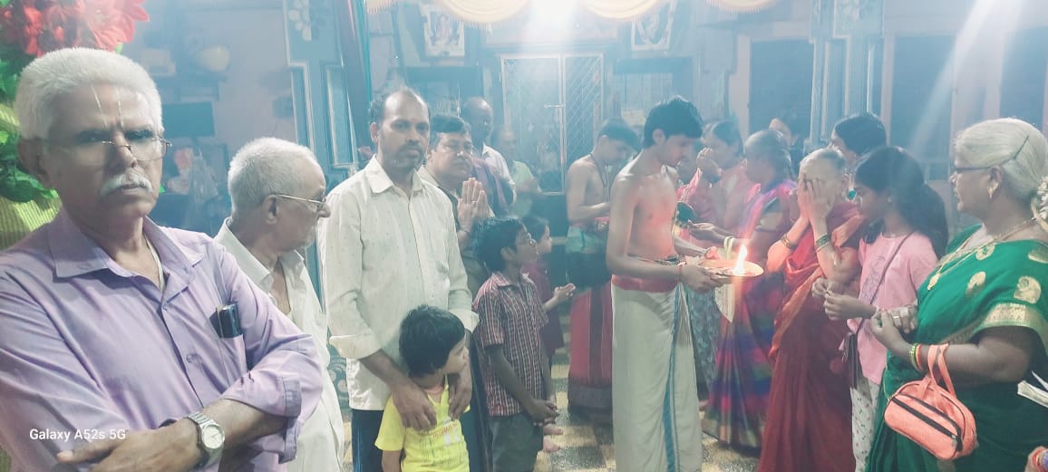 ஸ்ரீ தேவி பூதேவி ஸ்ரீ அலமேலு மங்கா ஸமேத ஸ்ரீ பிரஸன்ன வேங்கடேஸப் பெருமாள் திருக்கோவிலில் நேற்று (22.09.2025) நவராத்திரி கெடஸ்தாபனம்