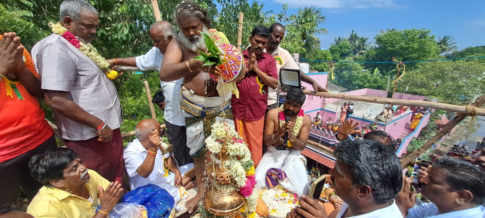 விக்கிரவாண்டி கற்பக விநாயகர் கோவிலில் குடமுழுக்கு