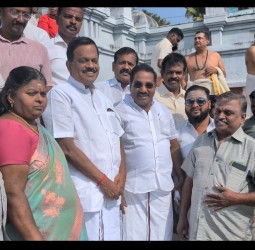 பழுதடைந்த சுற்று சுவர் பகுதியினை சீரமைக்க ரூ1.46 கோடி ஒதுக்கப்பட்டு நேற்று பணி