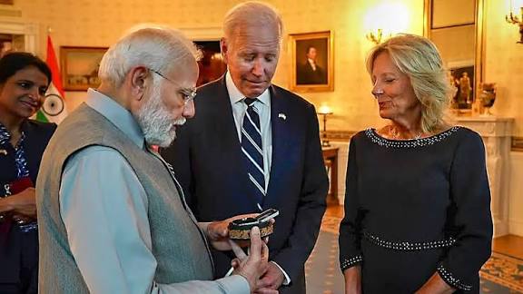 இந்திய தலைவா்களின் பரிசுப் பட்டியல்: அமெரிக்கா வெளியீடு