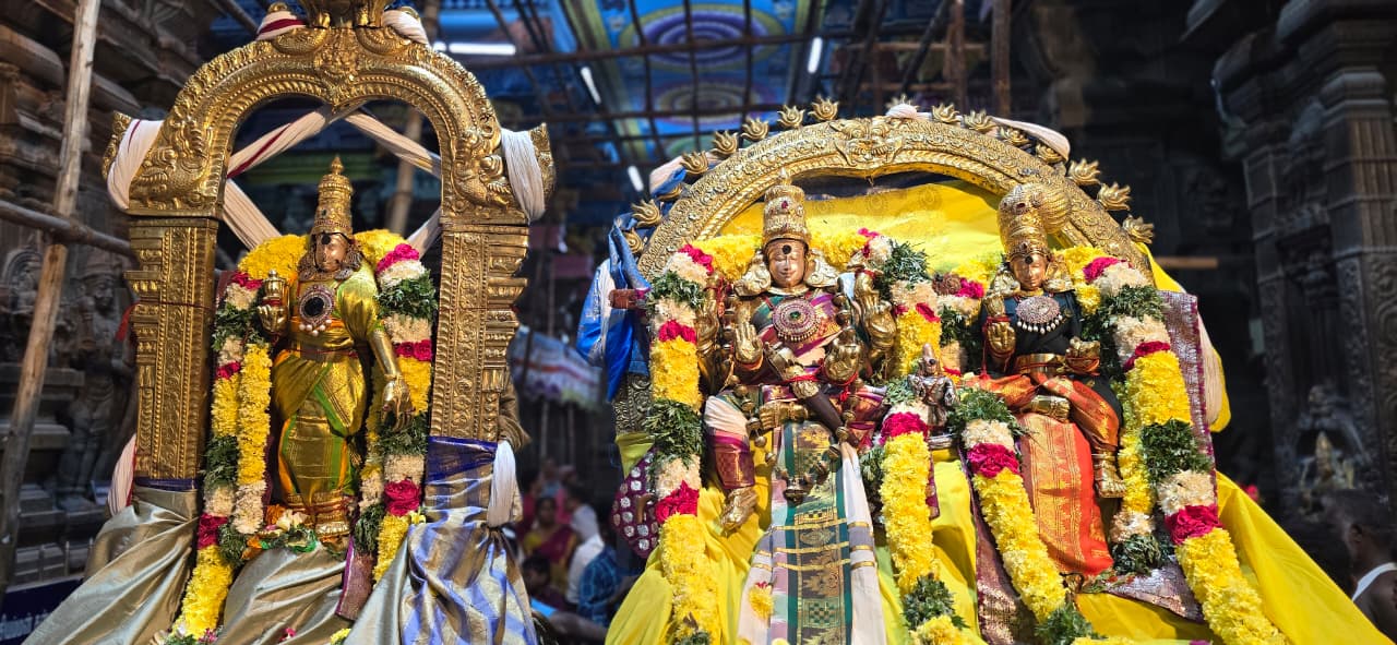 மதுரை அருள்மிகு மீனாட்சி_சுந்தரேசுவரர்_திருக்கோயில்💢மாசி_மண்டலத்திருவிழா