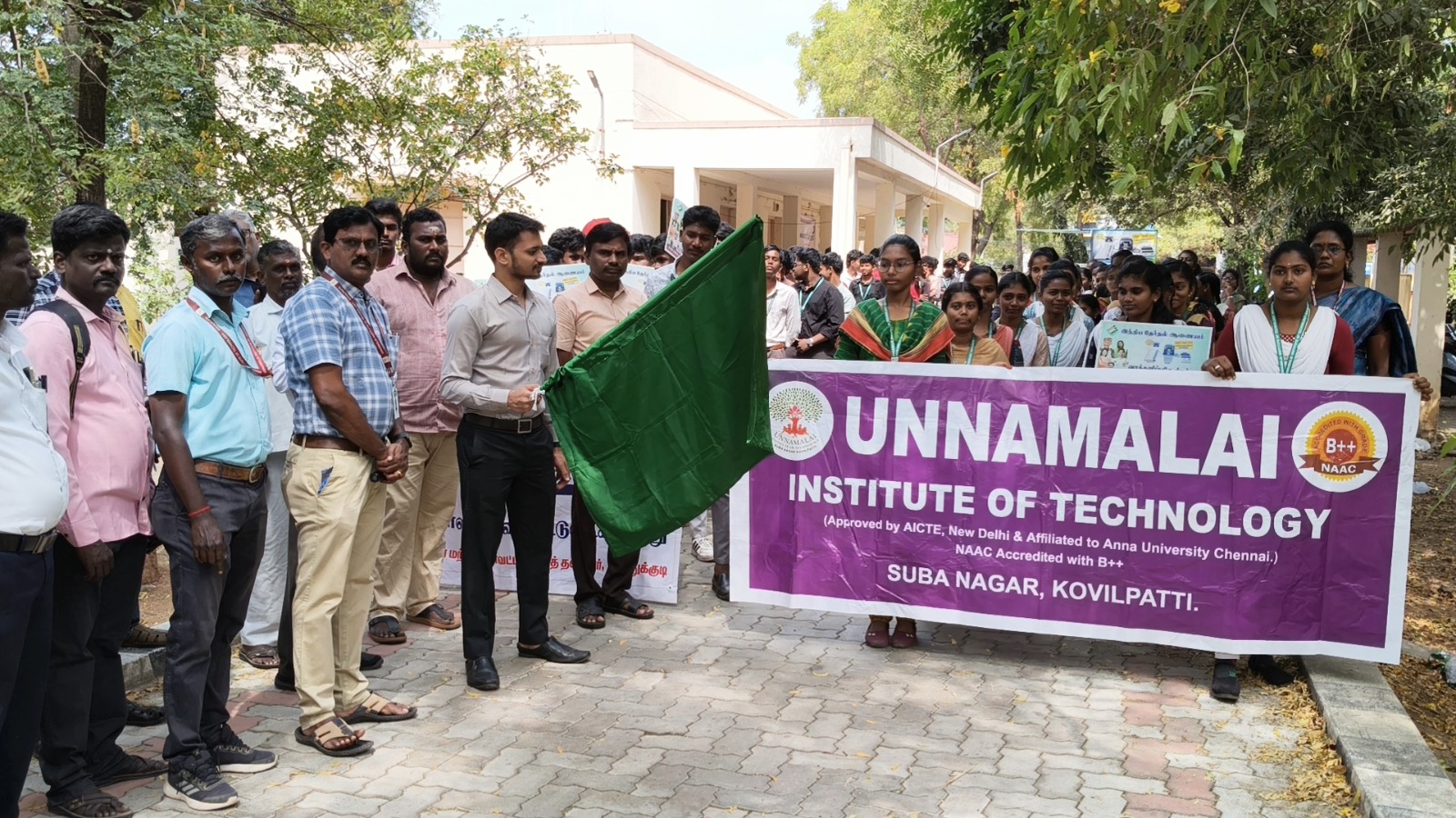 கோவில்பட்டியில் நடந்த வாக்காளர் விழிப்புணர்வு பேரணி