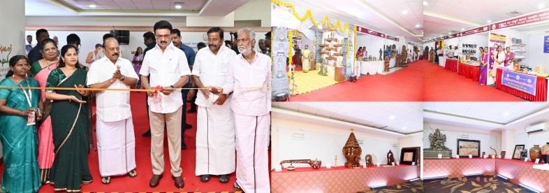 கலைவாணர் அரங்கில் கைவினைப் பொருட்கள் கண்காட்சி