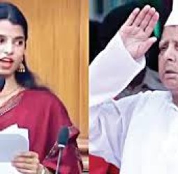 லாலுவை திருதராஷ்டிரருடன் ஒப்பிட்டு கிண்டலடித்த பாஜக எம்எல்ஏ மைதிலி தாக்கூர்