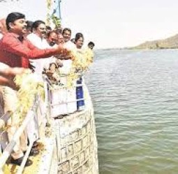 தொப்பையாறு நீர்த்தேக்கத்திலிருந்து பாசனத்திற்காக தண்ணீர் திறப்பு