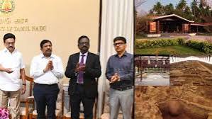 கீழடி திறந்தவெளி அருங்காட்சியகம்; ஸ்டாலின் திறந்தார்; நொய்யல், நாவாய் அருங்காட்சியகத்துக்கு அடிக்கல்