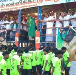 தாண்டாகவுண்டம்பாளையத்தில் ஜல்லிகட்டு போட்டி