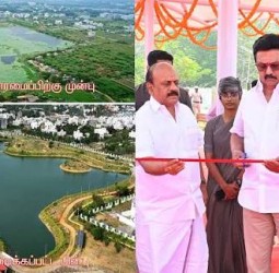 ரூ.30 கோடியில் நாவலூர் ஏரியை புனரமைத்து சிப்காட் சுற்றுச்சூழல் பூங்கா: ஸ்டாலின் திறந்தார்