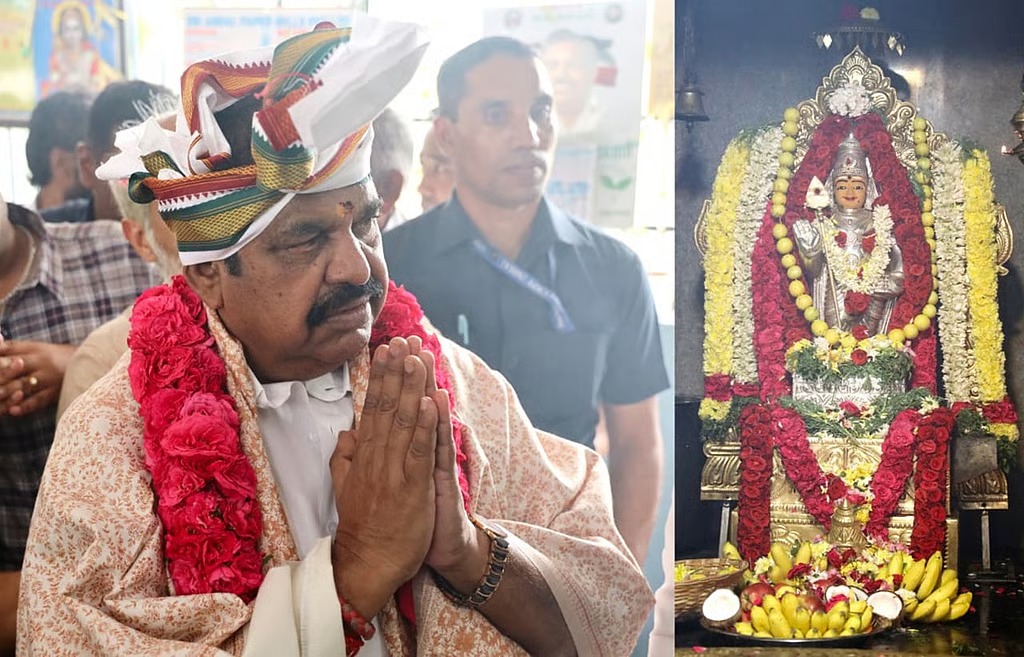 எடப்பாடி பழனிசாமி சிலுவம்பாளையம் பழனியாண்டவர் திருக்கோயிலில் சுவாமி தரிசனம்