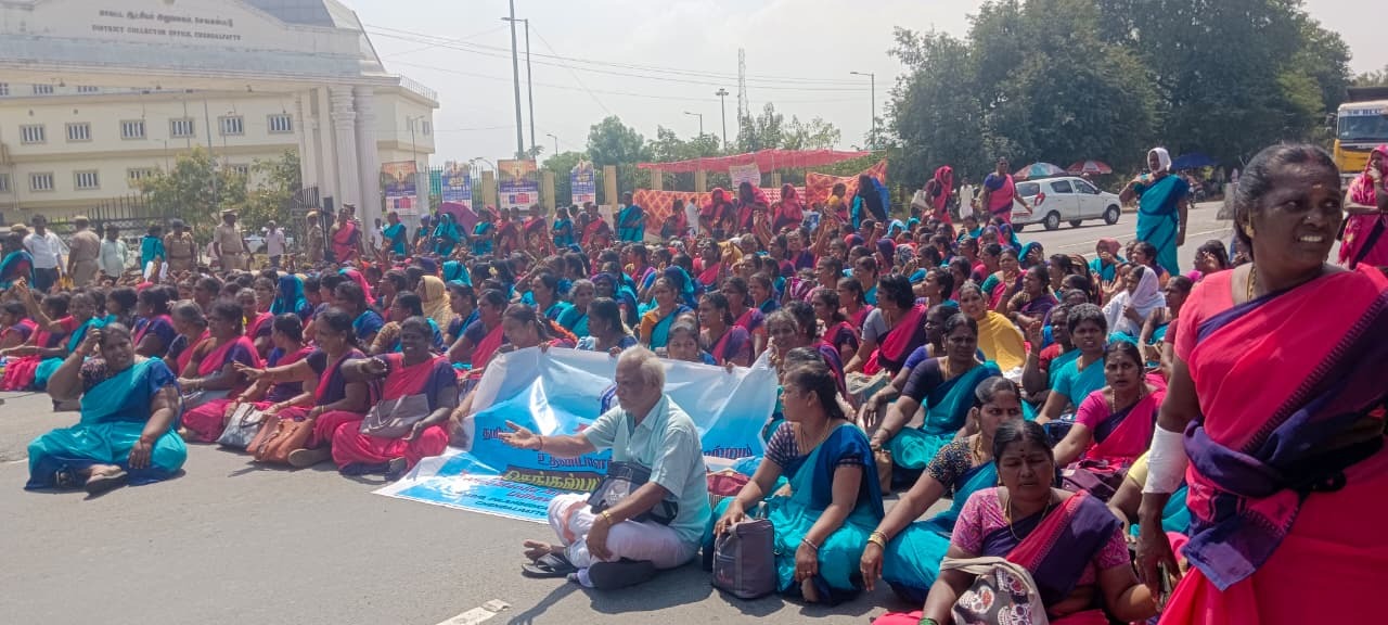 மூன்றாவது நாளாக நேற்று போராட்டம்