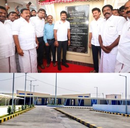 பட்டுக்கோட்டையில் கட்டப்பட்டுள்ள புதிய பேருந்து நிலையம்