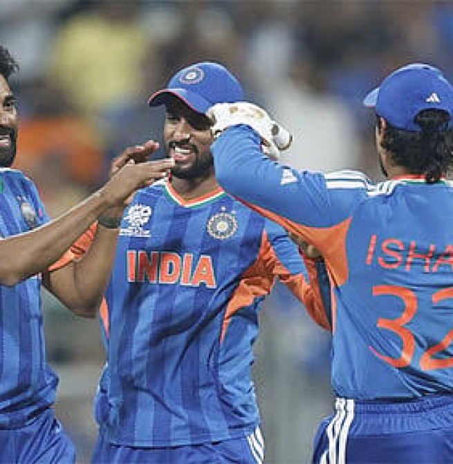 டி20 உலகக்கோப்பை: அமெரிக்காவை வீழ்த்தி தொடரை வெற்றியுடன் தொடங்கிய இந்தியா
