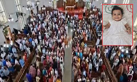 5 பேருக்கு வாழ்வளித்த 10 மாத குழந்தைக்கு அரசு மரியாதையுடன் நடந்த இறுதி சடங்கு