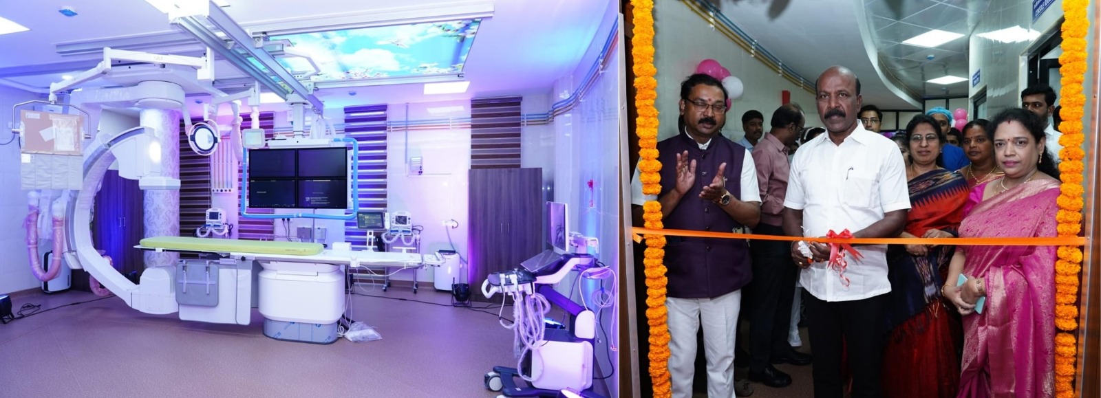 தமிழ்நாடு அரசு பன்னோக்கு உயர்சிறப்பு மருத்துவமனையில், ரூ. 8 கோடி மதிப்பீட்டிலான புதிய கேத்லேப் கருவி