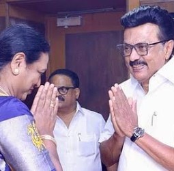 அண்ணன் ஸ்டாலின்!! திமுக கூட்டணியில் இணைந்தது ஏன்? பிரேமலதா விளக்கம்