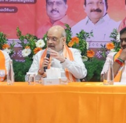 மத்தியஅமைச்சர் அமித்ஷா நேற்று ஆலோசனை