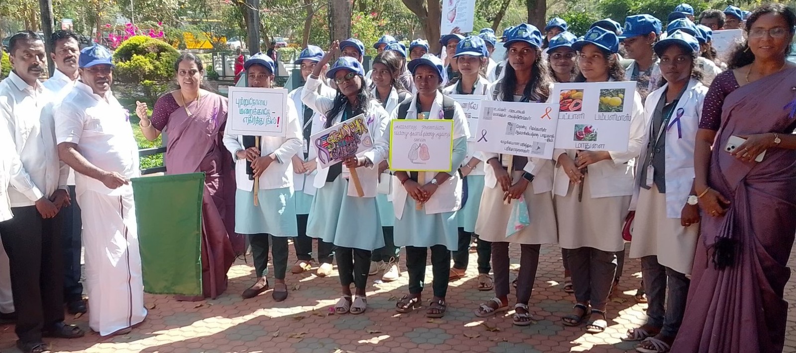 நாகர்கோவில் ஸ்காட் கிறிஸ்தவ கல்லூரி நுண்ணுயிரியல் துறை சார்பில் நடைபெற்ற விழிப்புணர்வு பேரணி