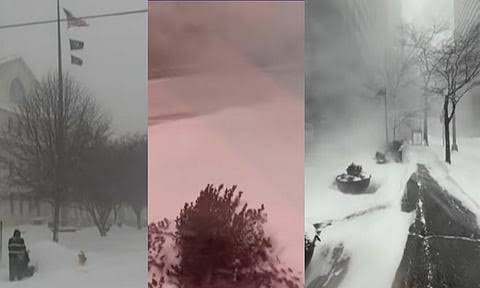 பனிப்புயல் - உருக்குலைந்த அமெரிக்கா: 100-ஐ நெருங்கும் பலி எண்ணிக்கை