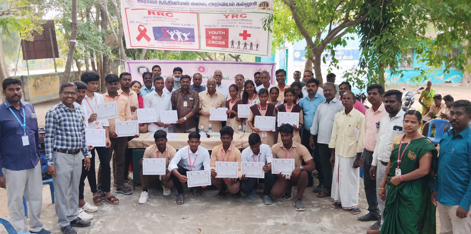 *இராஜா நந்திவர்மன் கல்லூரி என்எஸ்எஸ் திட்ட நிறைவு விழா..!*