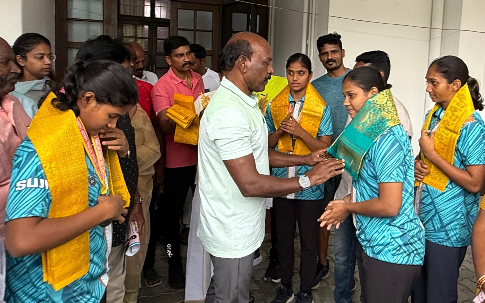 தெலுங்கானாவில் நடைபெற்ற தேசிய கபடி போட்டி