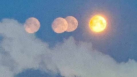 ரஷியாவில் அதிசயம்..! ஒரே நேரத்தில் தோன்றிய 4 நிலவுகள்!