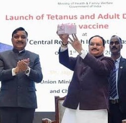 இந்தியாவிலேயே தயாரிக்கப்பட்ட Td தடுப்பூசி அறிமுகம்