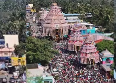 திருவிடைமருதுார் மகாலிங்க சுவாமி கோவிலில் நேற்றுநடந்த தைப்பூச திருவிழா