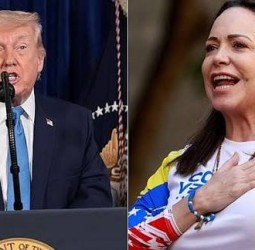 டிரம்ப்புடன் நோபல் பரிசை பகிர விருப்பம்.. வெனிசுவேலா எதிர்க்கட்சித் தலைவர் மச்சாடோ!