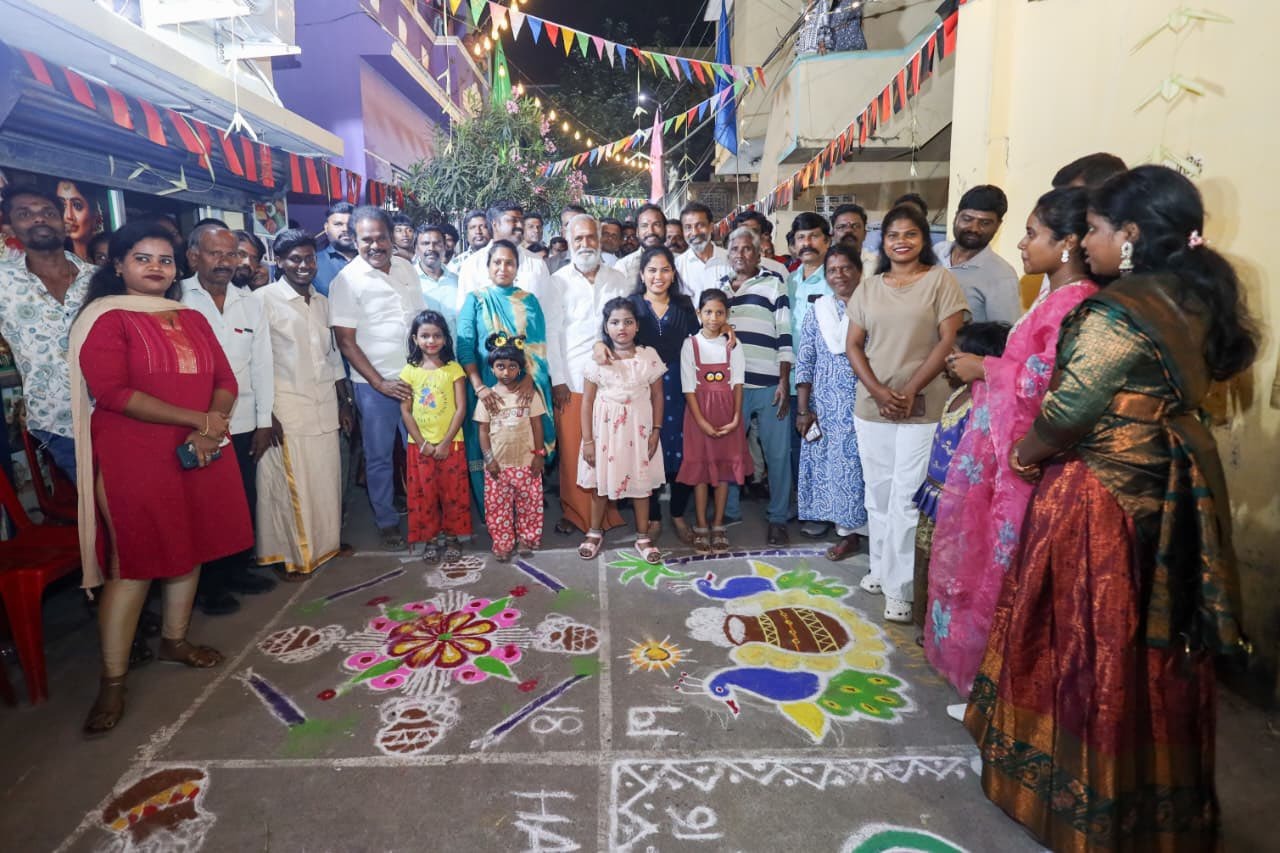 திரு.வி.க நகர், ஏகாங்கிபுரம் பகுதியில் நடந்த திராவிட பொங்கல் திருவிழா