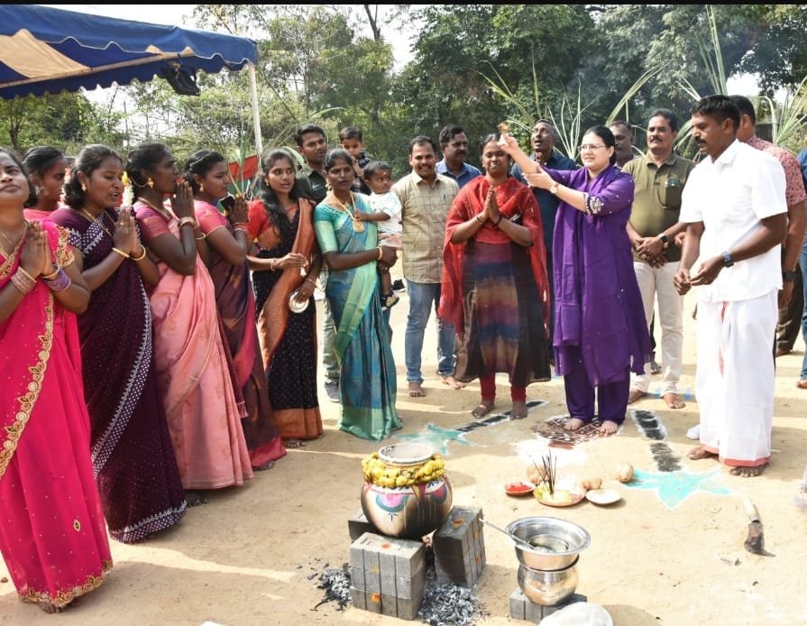 ராணிப்பேட்டை ஆயுதப்படை வளாகத்தில் சமத்துவ பொங்கல் விழா