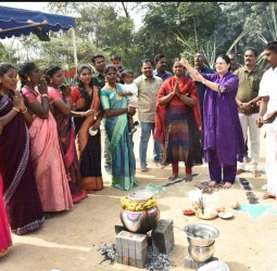 ராணிப்பேட்டை ஆயுதப்படை வளாகத்தில் சமத்துவ பொங்கல் விழா