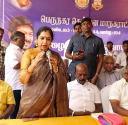 சோழிங்கநல்லூர் - ஈஞ்சம்பாக்கத்தில், ரூ.98.88 கோடி மதிப்பீட்டில், மழைநீர் வடிகால் அமைக்கும் பணி