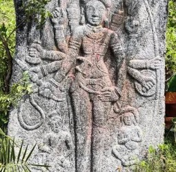 விழுப்புரம் அருகே 1,200 ஆண்டுகள் பழமை வாய்ந்த 3 கொற்றவை சிற்பங்கள் கண்டெடுப்பு