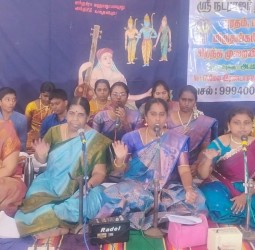 மன்னார்குடியில் நேற்று நடைபெற்ற தியாகராஜர் ஆராதனை விழா