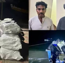 இலங்கைக்கு கடத்த முயன்ற ரூ.50 லட்சம் மதிப்புள்ள பீடி இலைகள், படகுடன் பறிமுதல்: 2 பேர் கைது