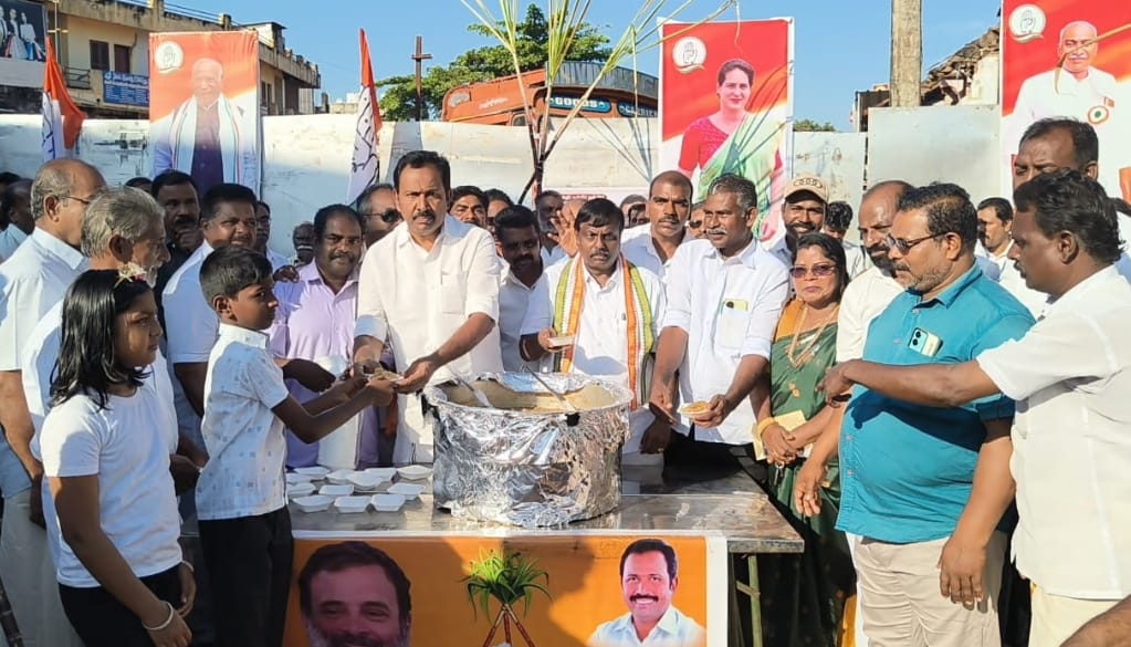 ராஜேஷ் குமார் எம்எல்ஏ தலலமையில் பொங்கல் விழா