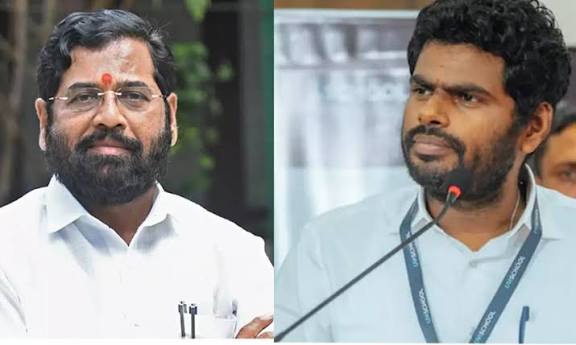 அண்ணாமலை பேசியது சரியல்ல; ஏக்நாத் ஷிண்டே எதிர்ப்பு