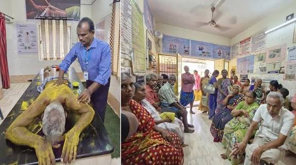 பக்கவாத நோயாளிக்கு வி.எஸ். மருத்துவமனையில் நவீன காந்த அலை சிகிச்சை அறிமுகம்