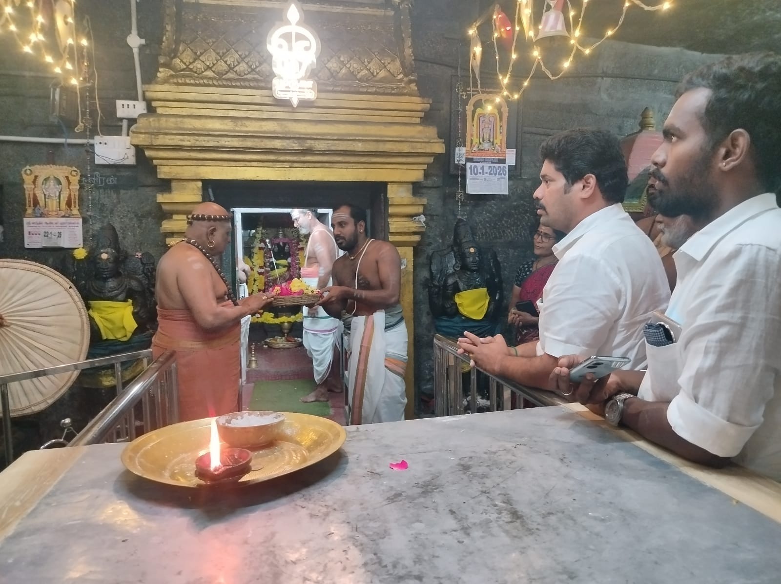 கந்தசாமி கோவில் திருவாவடுதுறை ஆதீனம் சாமி தரிசனம்