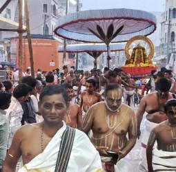 திருவள்ளூர் வீரராகவ பெருமாள் கோவிலில் நேற்று ரத சப்தமி விழா