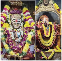 திருநேர் அண்ணாமலையார் ஆலயத்தில் ஆங்கில புத்தாண்டை முன்னிட்டு சிறப்பு அலங்காரத்தில் அருள் பாலிக்கும் காட்சி