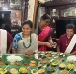 158 வகை உணவுகளுடன் மாப்பிளைக்கு தல பொங்கல் விருந்து!