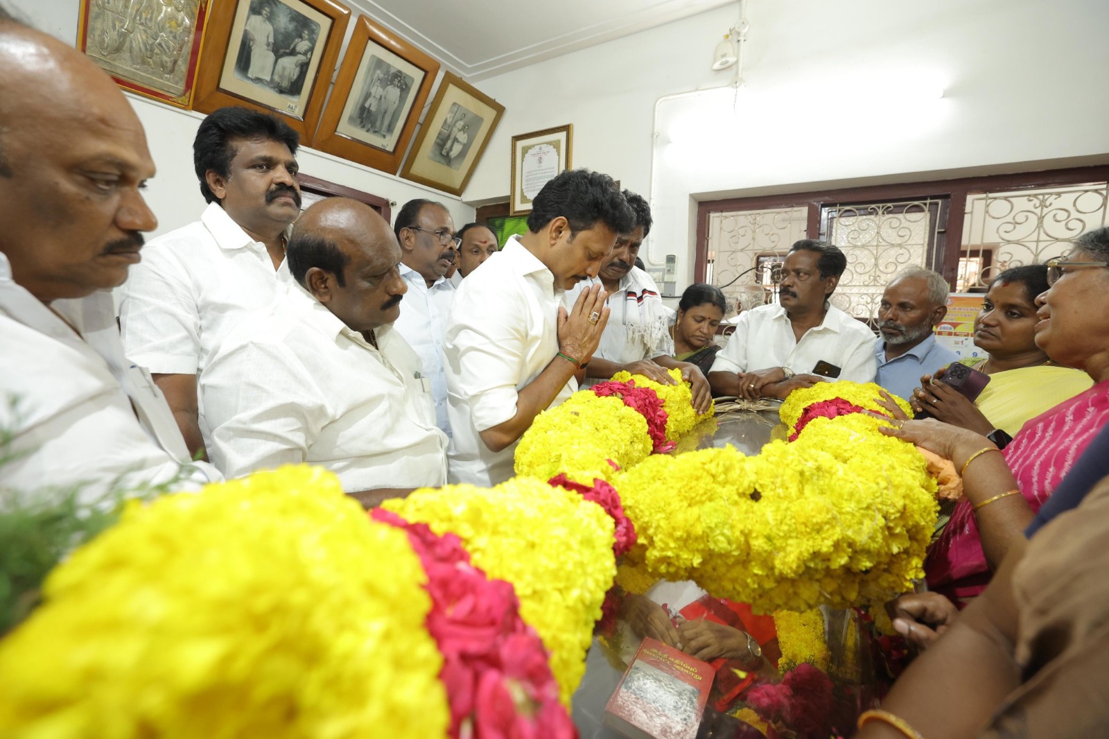 திமுக உயர்நிலை செயல்திட்டக்குழு உறுப்பினருமான எல்.கணேசன் நேற்று காலமானார்