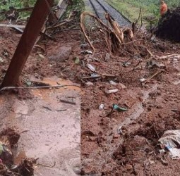 மலை பாதைகளில் மண் சரிவு: மலை ரயில் ரத்து